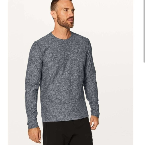 Lululemon Surge Warm Gray Long Sleeve DH. - Picture 9 of 16